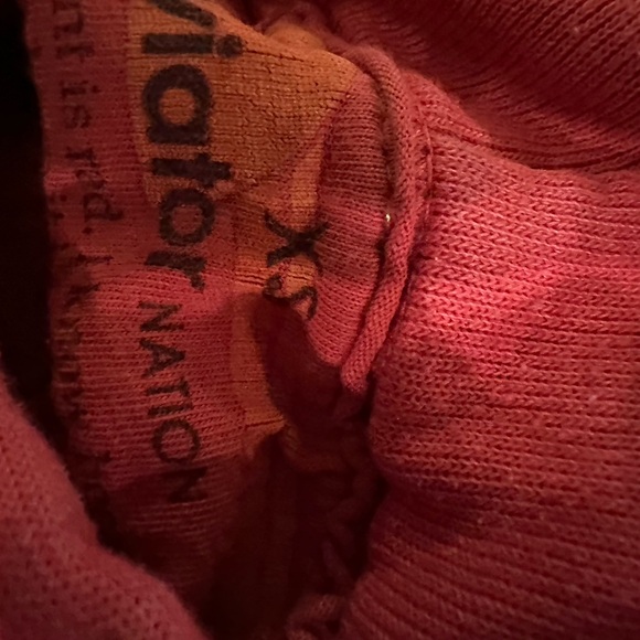 Red Aviation Nation Hoodie size xs - Picture 5 of 5